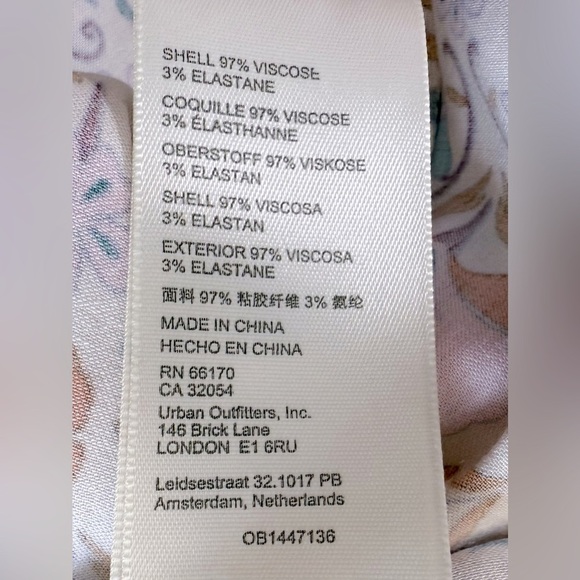 NWT Free People “Sasha” Relaxed Fit Flower Print Mini Dress With Sweetheart Neck - Picture 14 of 15